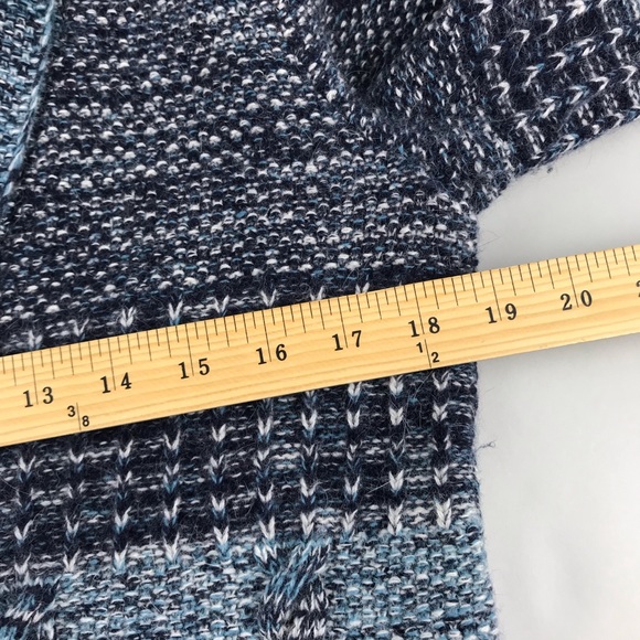 Pendleton Women Cardigan Sweater Lambswool Blue - Picture 4 of 6